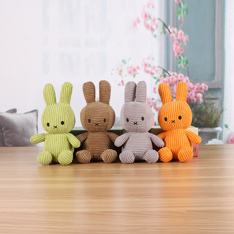 Cute Velvet Rice Rabbit Plush Toy Simulation Cartoon Doll